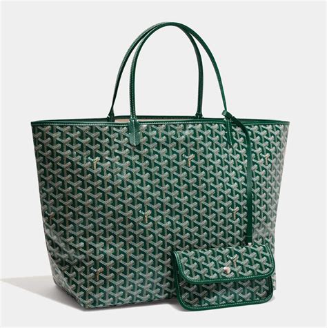 Goyard Goyardine Green Saint